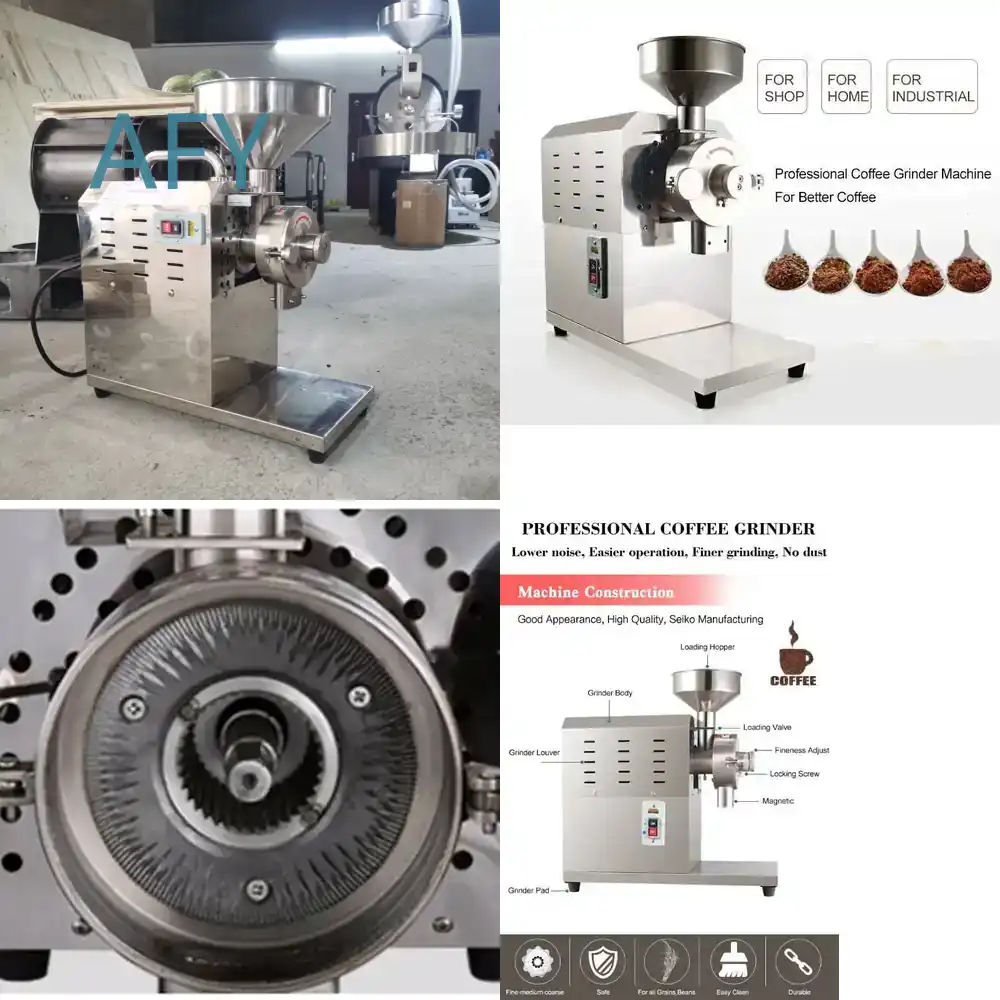 Pour Pot Aluminum - Coffee Bean Grinder for Espresso Machine
