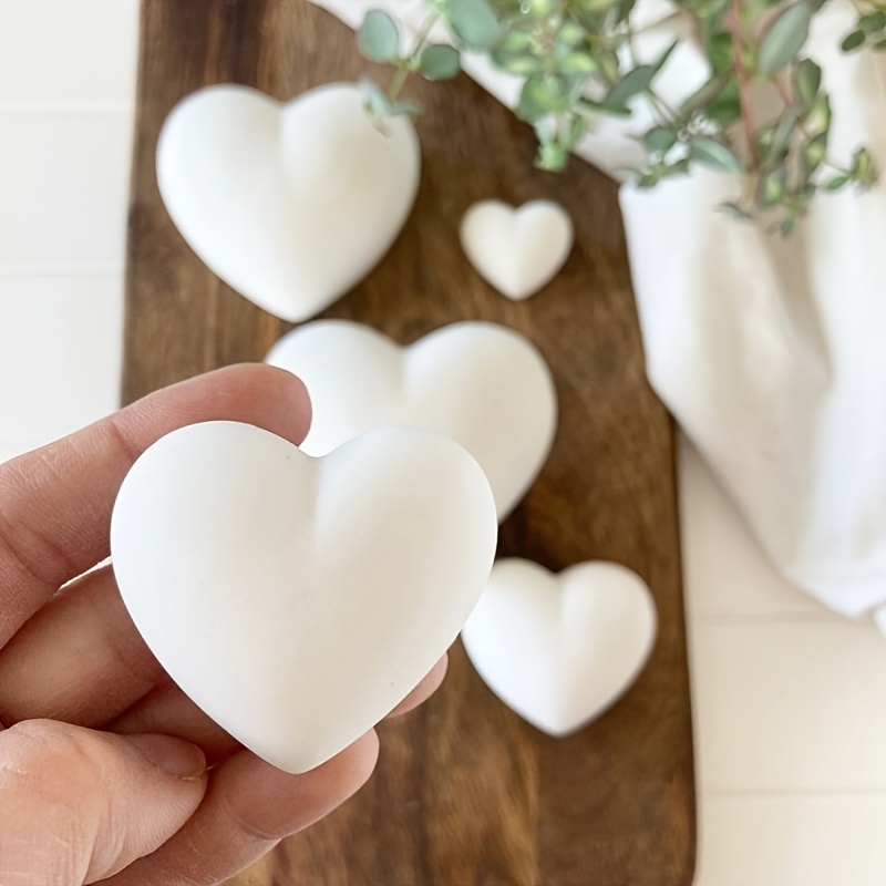 5pcs Heart-Shaped Gypsum Candl - Candle Mold Silicone ulasan dan harga