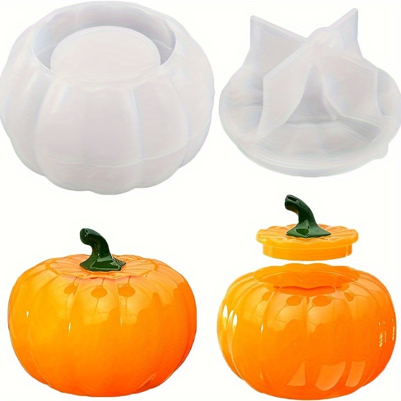 2pcs Pumpkin Jar Silicone Mold - Candle Mold Silicone ulasan dan harga