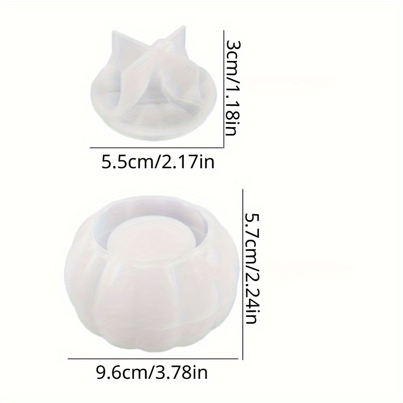 2pcs Pumpkin Jar Silicone Mold - Candle Mold Silicone ulasan dan harga