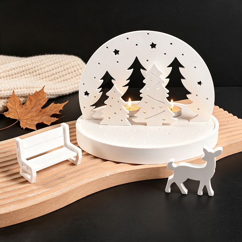 Christmas Elk Tealight Candle  - Candle Mold Silicone ulasan dan harga