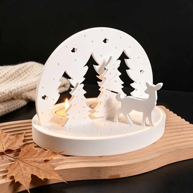 Christmas Elk Tealight Candle  - Candle Mold Silicone ulasan dan harga