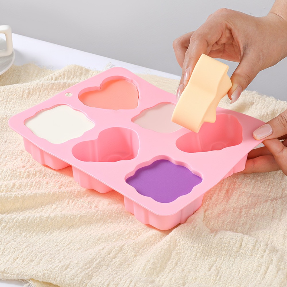 Square Heart Shape Silicone Mo - Candle Making Jelly ulasan dan harga