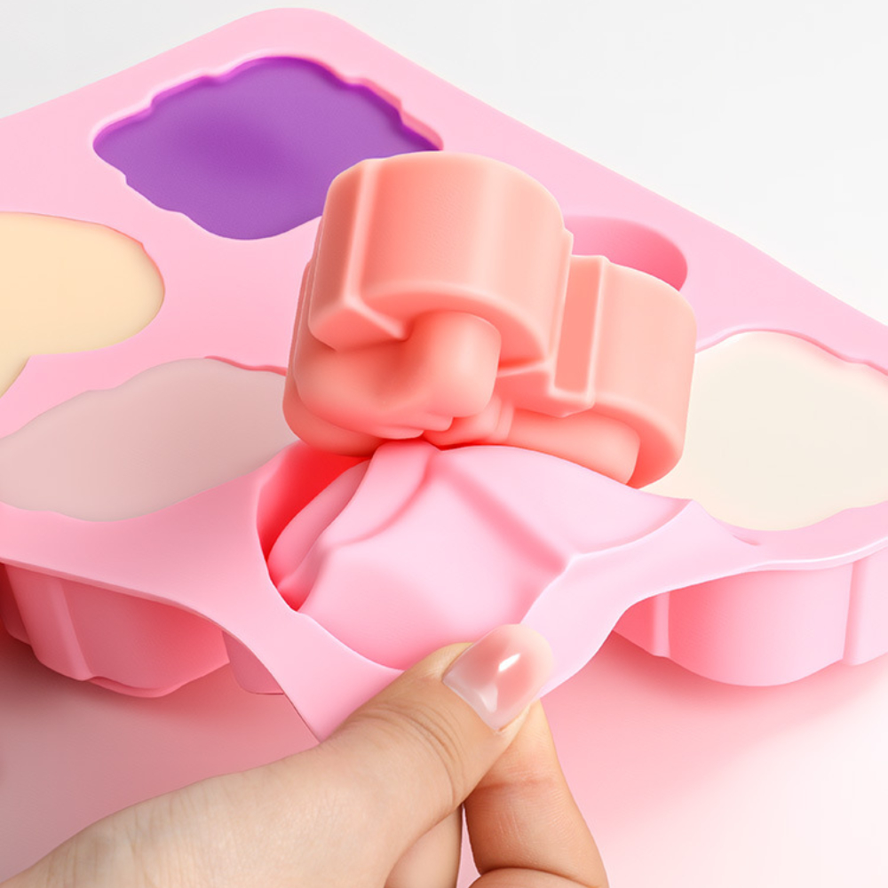 Square Heart Shape Silicone Mo - Candle Making Jelly ulasan dan harga