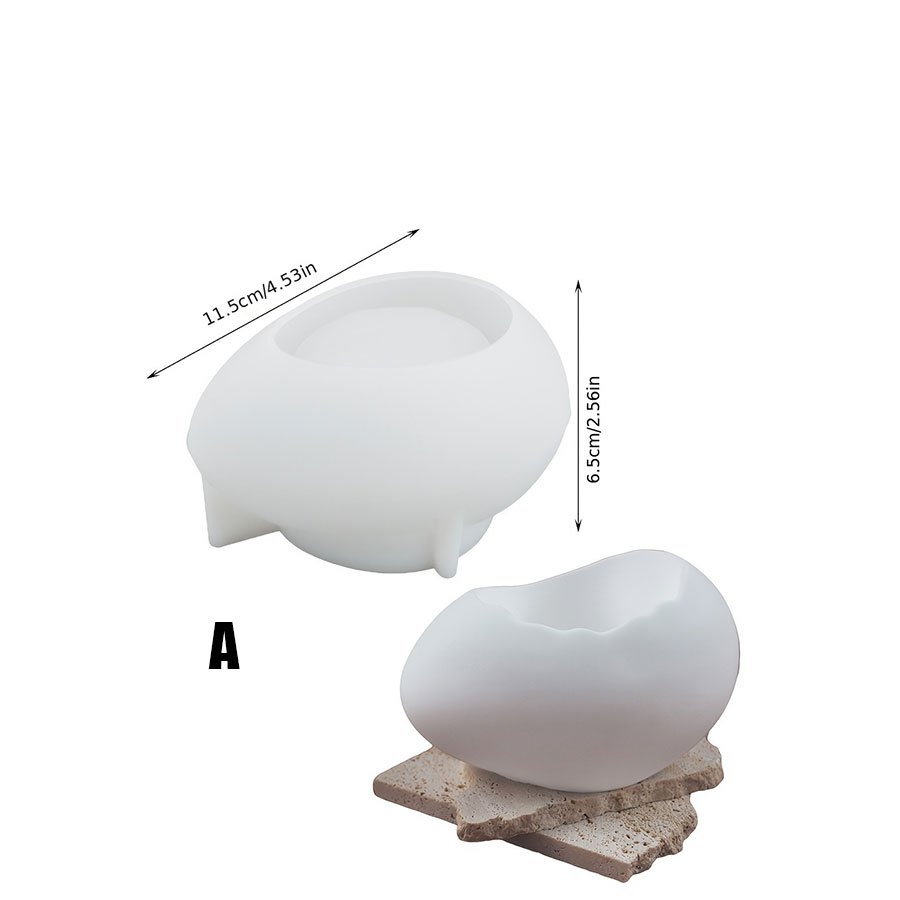[Resin Mold]  Silicone Egg Mol - Candle Making Jelly ulasan dan harga