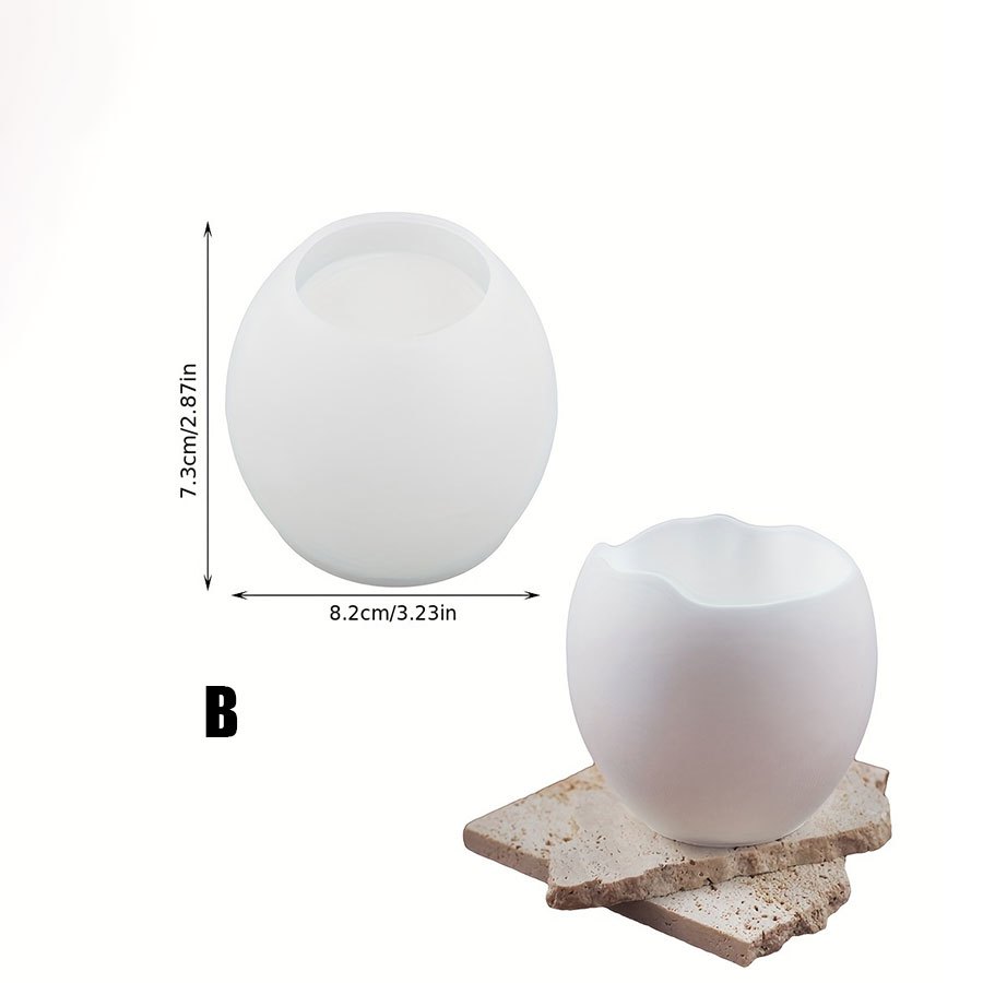 [Resin Mold]  Silicone Egg Mol - Candle Making Jelly ulasan dan harga