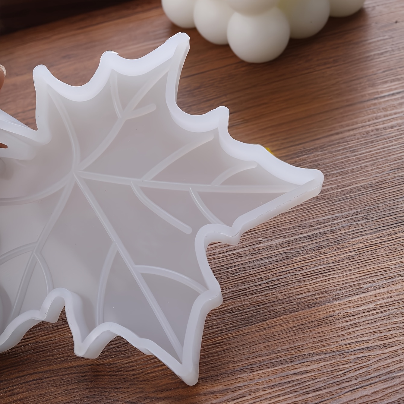 1PC Maple Leaf shaped Silicone - Candle Mold Silicone ulasan dan harga
