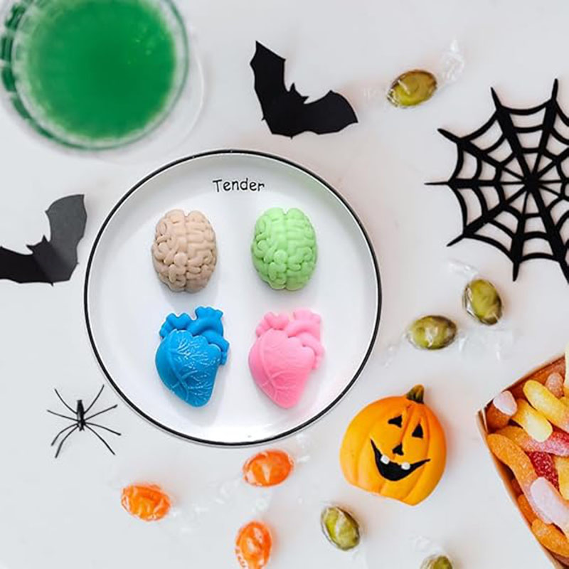 Human Brain And Heart Silicone - Candle Making Jelly ulasan dan harga