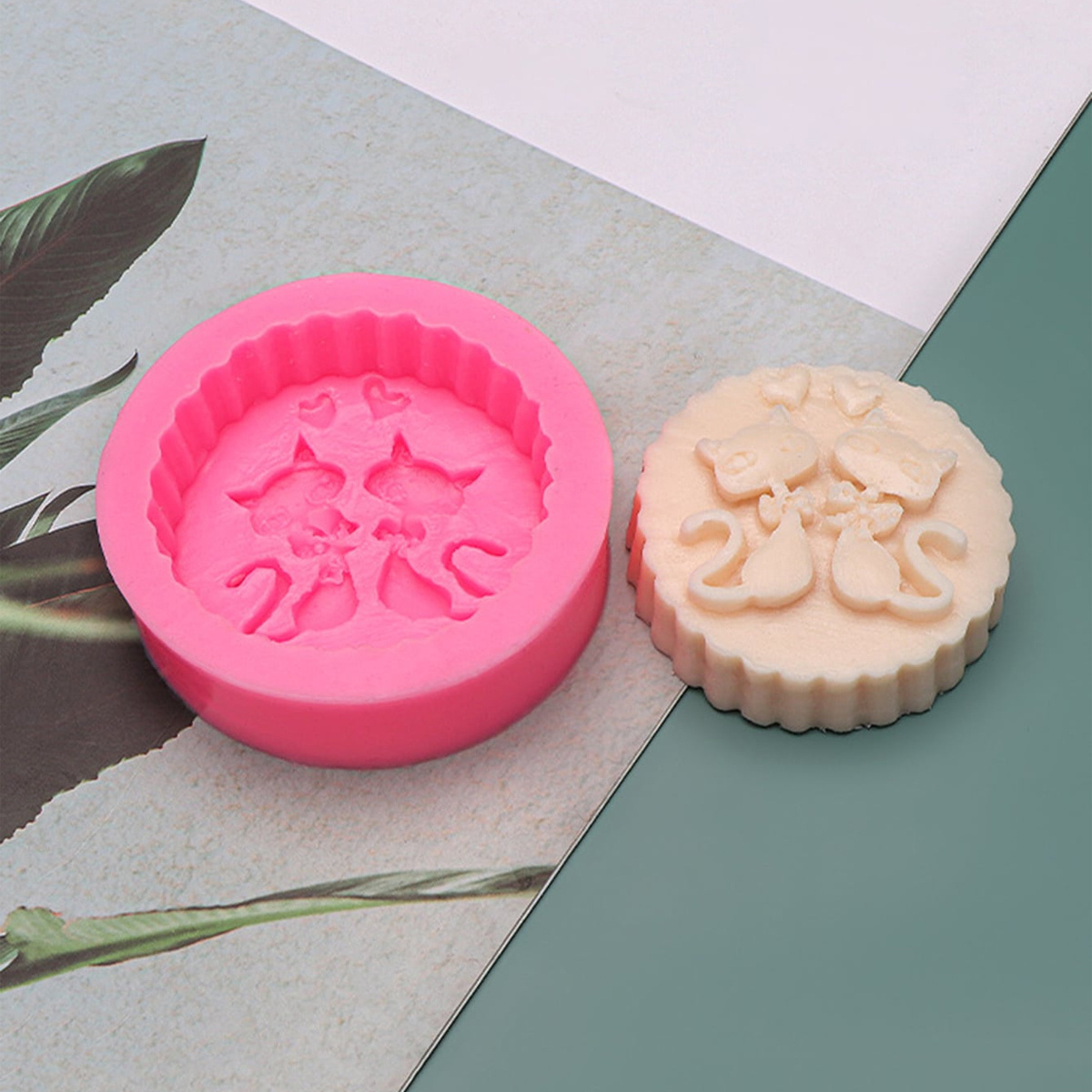 1-Piece Silicone Cat Soap Mold - Candle Making Jelly ulasan dan harga