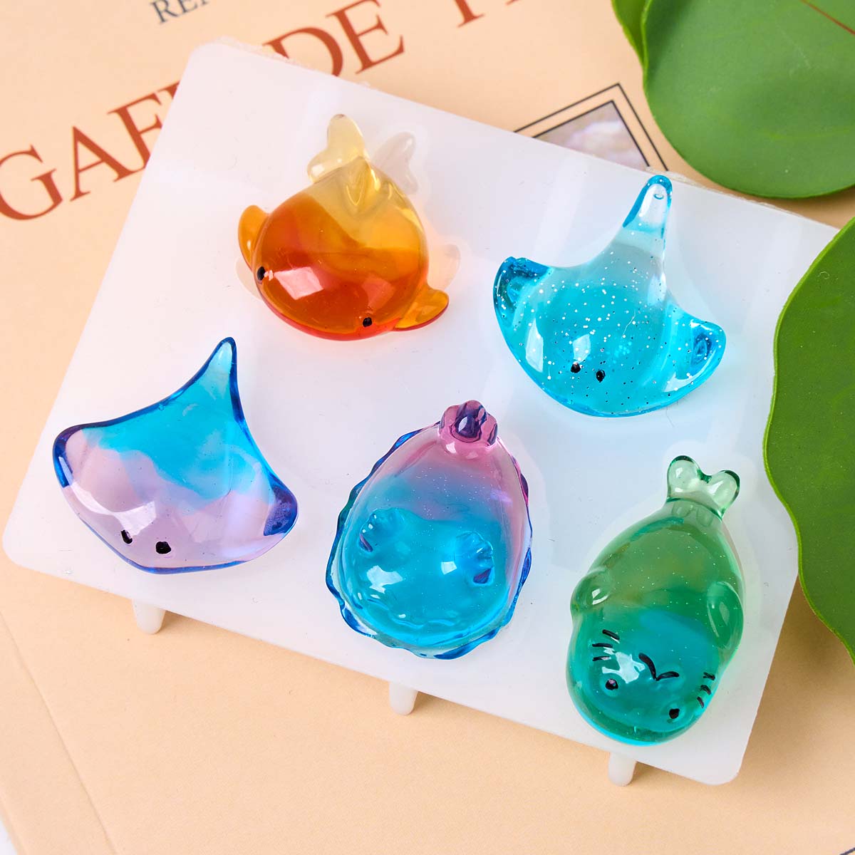 3D Healing Kawaii Manta Ray Wh - Candle Mold Silicone ulasan dan harga