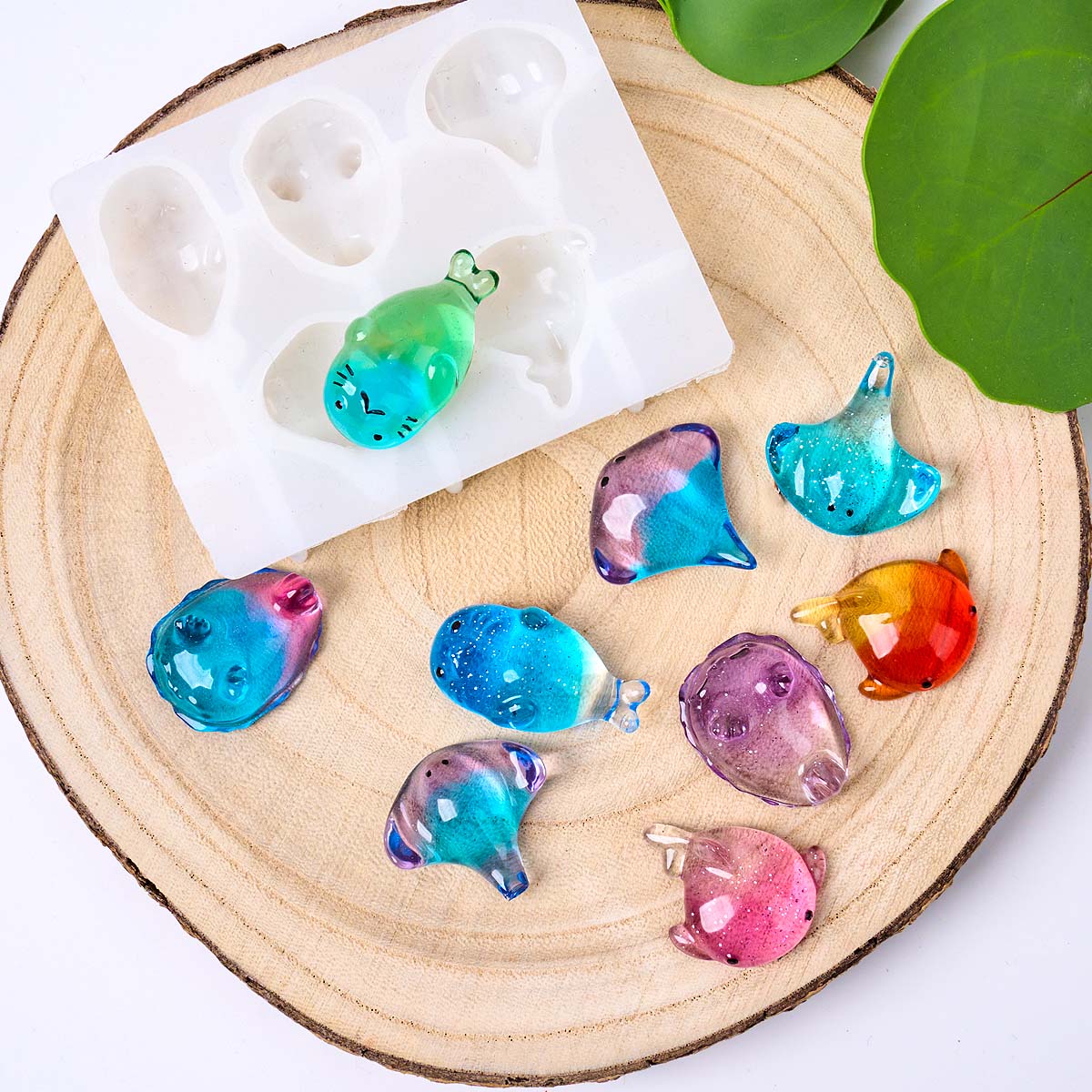 3D Healing Kawaii Manta Ray Wh - Candle Mold Silicone ulasan dan harga