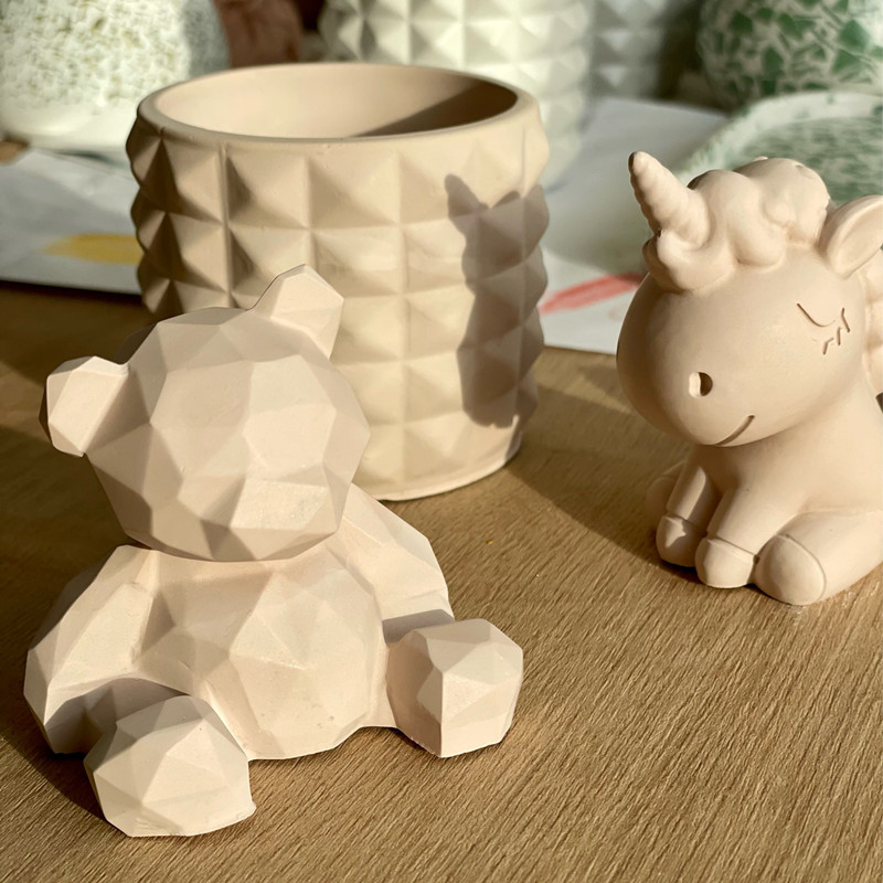 3D Stereo Bear Silicone Mold D - Candle Making Jelly ulasan dan harga