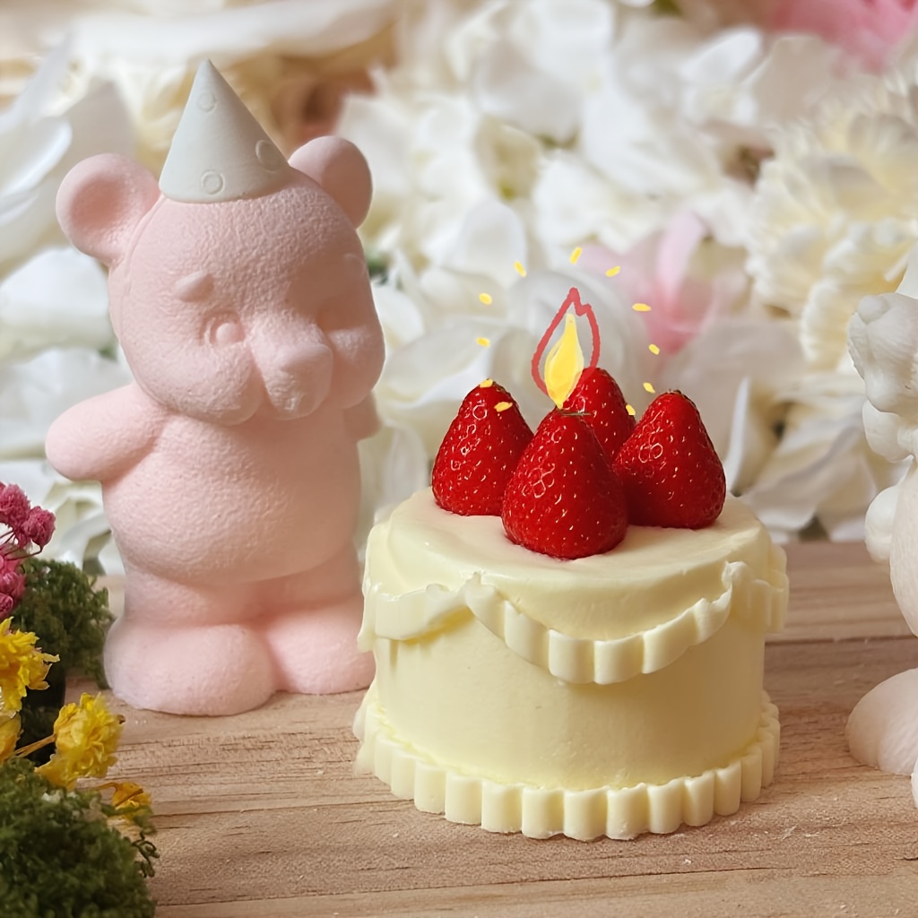 DNEJIU Cute Bear Silicone Mold - Candle Mold Silicone ulasan dan harga