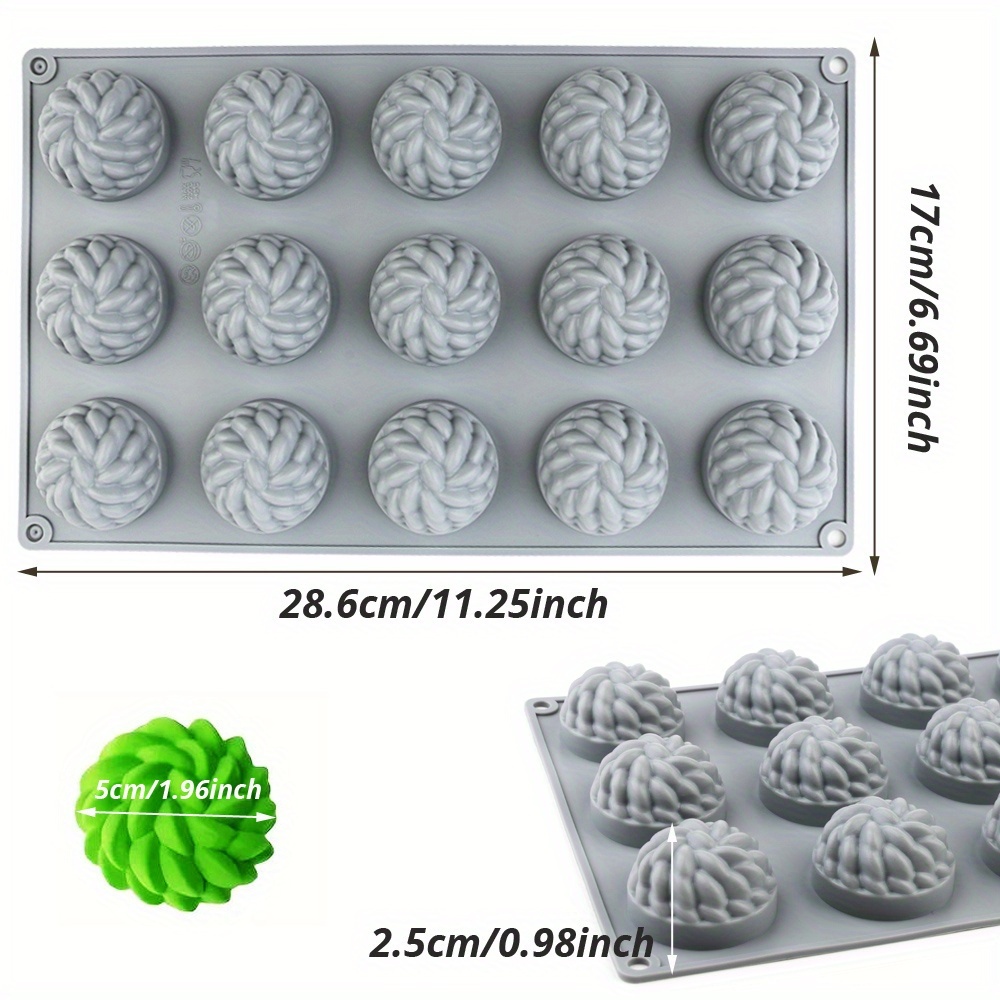1Pc Cake Mold Santa Ana Floral - Candle Making Vessels ulasan dan harga