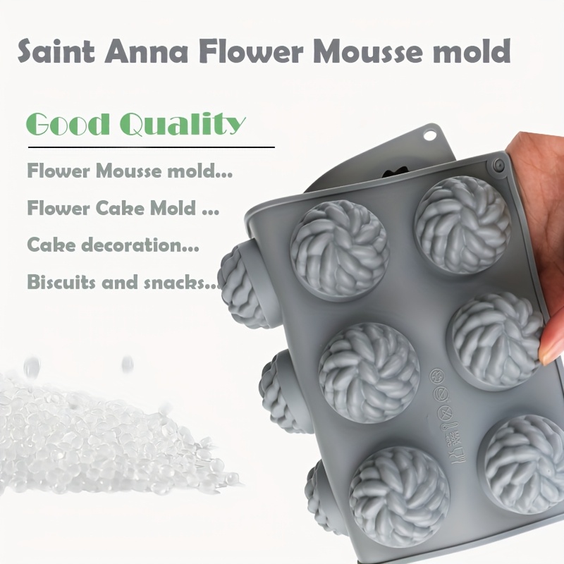 1Pc Cake Mold Santa Ana Floral - Candle Making Vessels ulasan dan harga