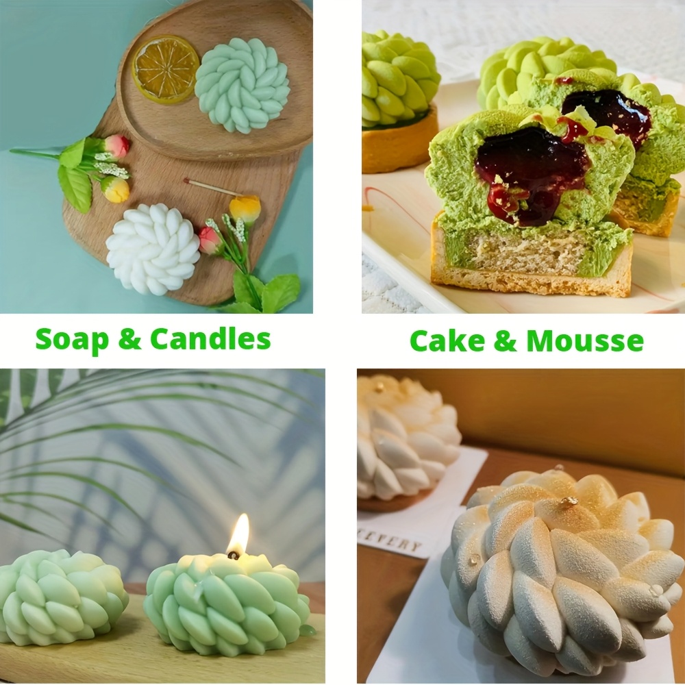 1Pc Cake Mold Santa Ana Floral - Candle Making Vessels ulasan dan harga