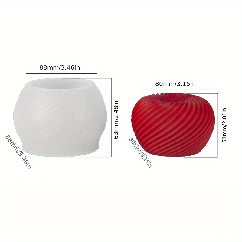 A trendy red apple silicone mo - Candle Mold Silicone ulasan dan harga