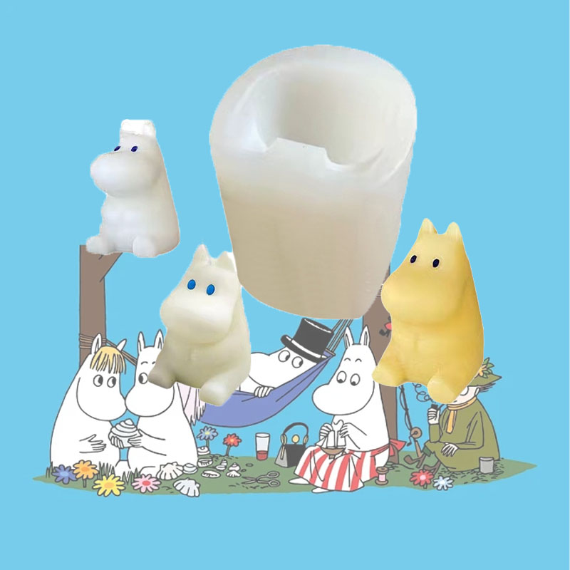 Moomins Hot Cute Anime Silicon - Candle Mold Silicone ulasan dan harga