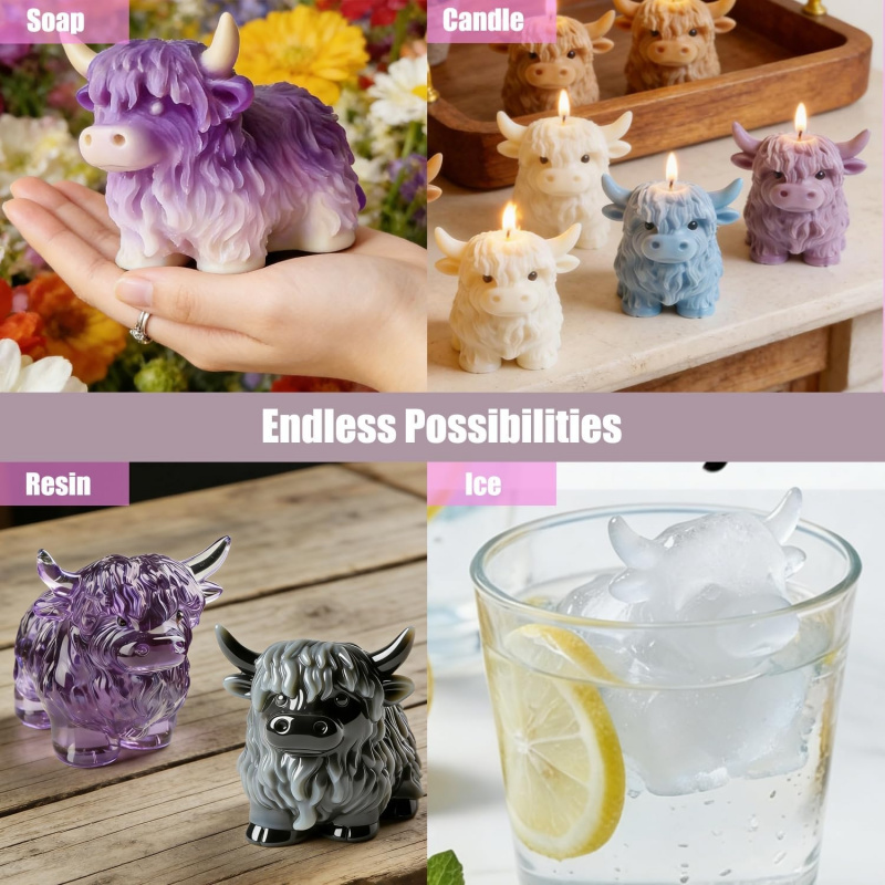 1 Pieces3DSilicone mold in the - Candle Making Jelly ulasan dan harga