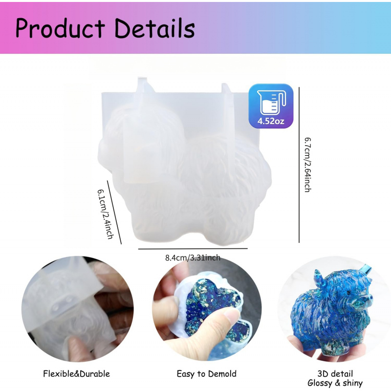 1 Pieces3DSilicone mold in the - Candle Making Jelly ulasan dan harga