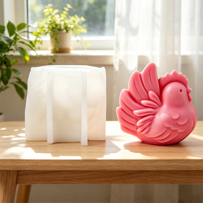 Cartoon Hen Silicone Candle Mo - Candle Making Jelly ulasan dan harga