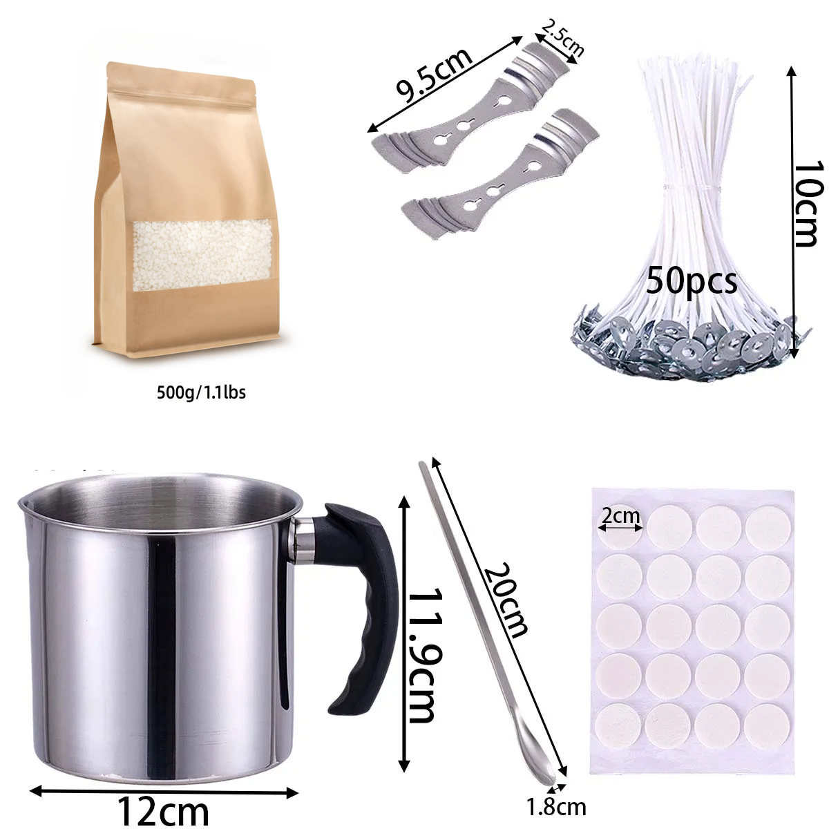 DIY Scented Candle Making Tool - Candle Making Vessels ulasan dan harga